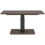 Brule Adjustable Dining Table, Walnut