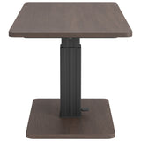 Brule Adjustable Dining Table, Walnut