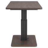 Brule Adjustable Dining Table, Walnut