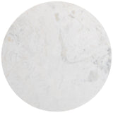 Tailo Coffee Table, White/Brass