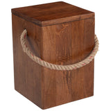 Omaga Storage Side Table, Walnut