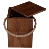 Omaga Storage Side Table, Walnut