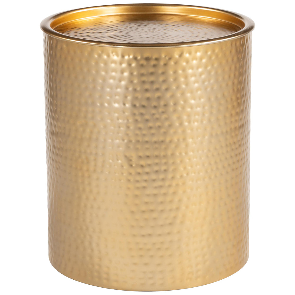 Coldveil Storage Side Table, Gold