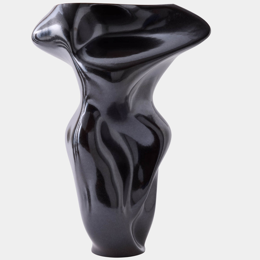 Cadence Vase, Dark Brown