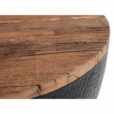 Duskan Storage Coffee Table, Natural/Black