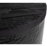 Duskan Storage Side Table, Black