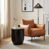 Duskan Storage Side Table, Black