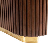 Obeah Desk, White/Walnut