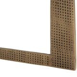 Simba Coffee Table, White/Brass