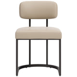 Velar Dining Chair, Beige/Gray, Set of 2