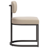 Velar Dining Chair, Beige/Gray, Set of 2