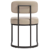 Velar Dining Chair, Beige/Gray, Set of 2