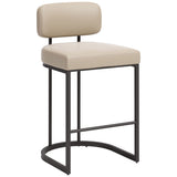 Velar Bar & Counter Stool, Beige/Gray, Set of 2