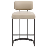 Velar Bar & Counter Stool, Beige/Gray, Set of 2