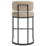 Velar Bar & Counter Stool, Beige/Gray, Set of 2