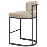 Velar Bar & Counter Stool, Beige/Gray, Set of 2