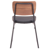 Ardenne Dining Chair, Black/Brown, Set of 2