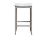 Verin Outdoor Barstool, Greige/Stinson White-Furniture - Dining-High Fashion Home