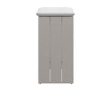 Verin Outdoor Barstool, Greige/Stinson White-Furniture - Dining-High Fashion Home