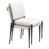 Freesia Dining Chair, White, Set of 2