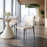 Freesia Dining Chair, White, Set of 2
