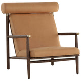 Biko Leather Chair, Sahara Camel