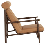 Biko Leather Chair, Sahara Camel
