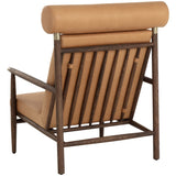 Biko Leather Chair, Sahara Camel