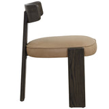 Horton Leather Dining Chair, Sahara Sand, Set of 2