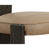 Horton Leather Dining Chair, Sahara Sand, Set of 2