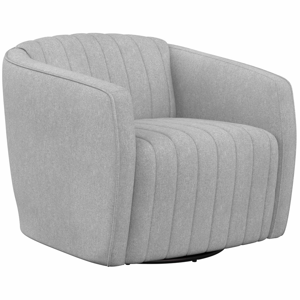 Garrison Swivel Lounge Chair, Liv Dove