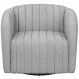 Garrison Swivel Lounge Chair, Liv Dove