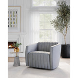 Garrison Swivel Lounge Chair, Liv Dove