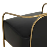 Cicero Leather Chair, Cantina Black