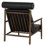 Biko Leather Chair, Black