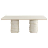 Alanya Rectangular Dining Table, Summer Sand-Furniture - Dining-High Fashion Home