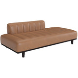 Ilyana Leather Daybed, Aline Butternut-Furniture - Benches-High Fashion Home