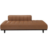 Ilyana Leather Daybed, Aline Butternut-Furniture - Benches-High Fashion Home