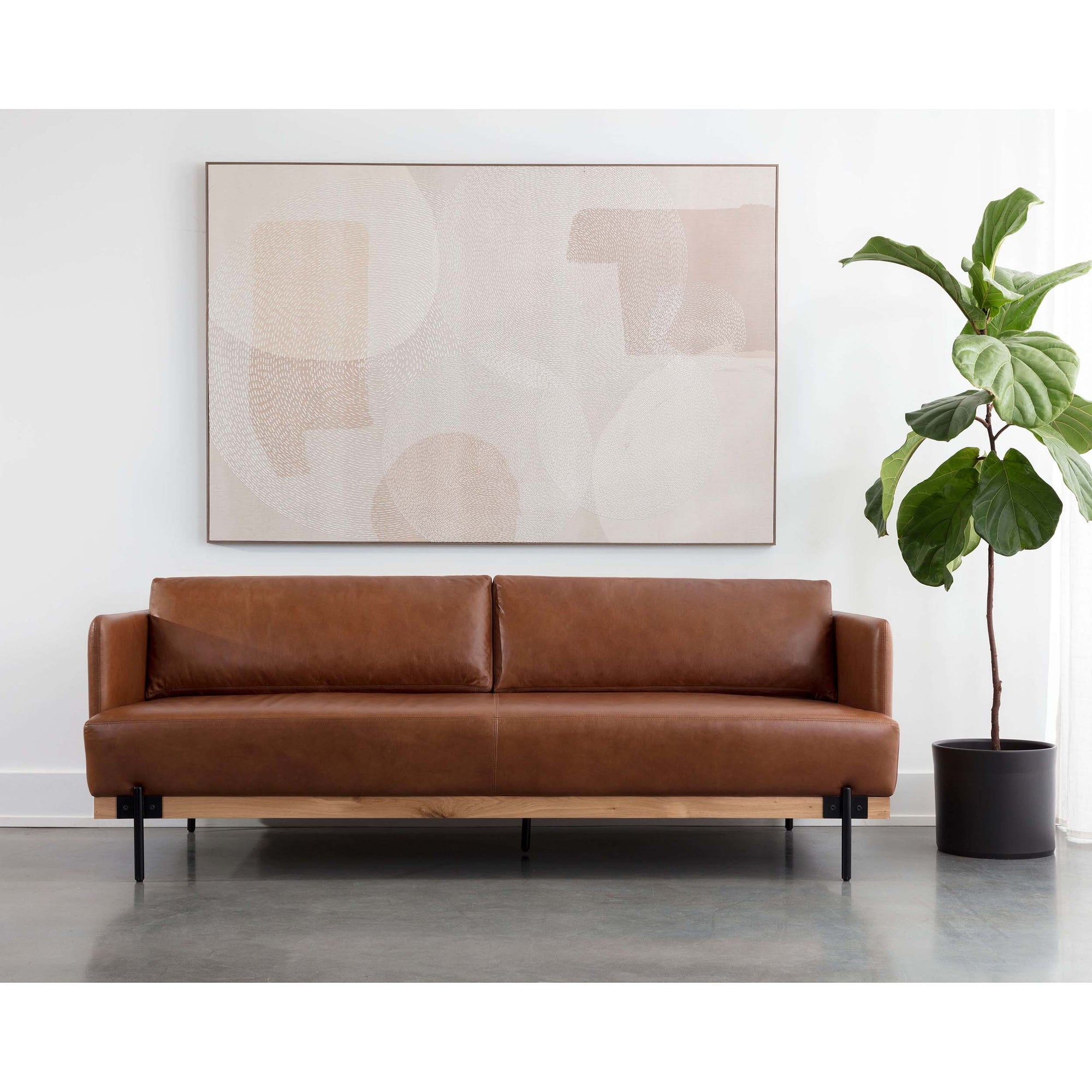Tobacco clearance leather sectional