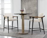 Meadow Counter Stool, Heather Ivory Tweed-Furniture - Dining-High Fashion Home