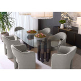 Anaya Dining Armchair, Altro Cappuccino, Set of 2
