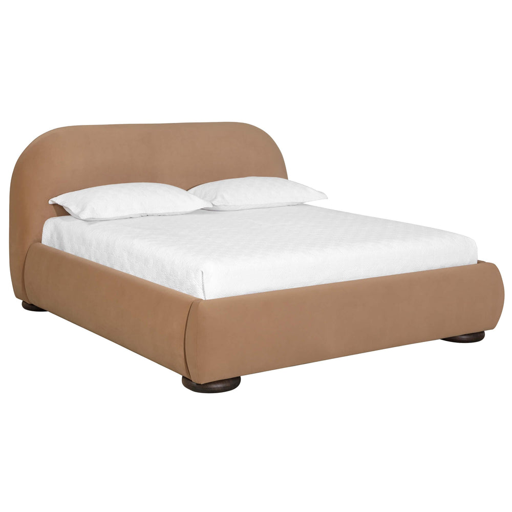 Marin Bed, Kona Camel-Furniture - Bedroom-High Fashion Home
