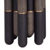 Yanna Dining Table, Dark Brown-Furniture - Dining-High Fashion Home