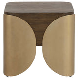 Amarula Side Table, Dark Brown