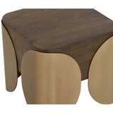 Amarula Side Table, Dark Brown