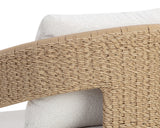 Pylos Outdoor Dining Armchair, Natural/Louis Cream, Set of 2-Furniture - Dining-High Fashion Home