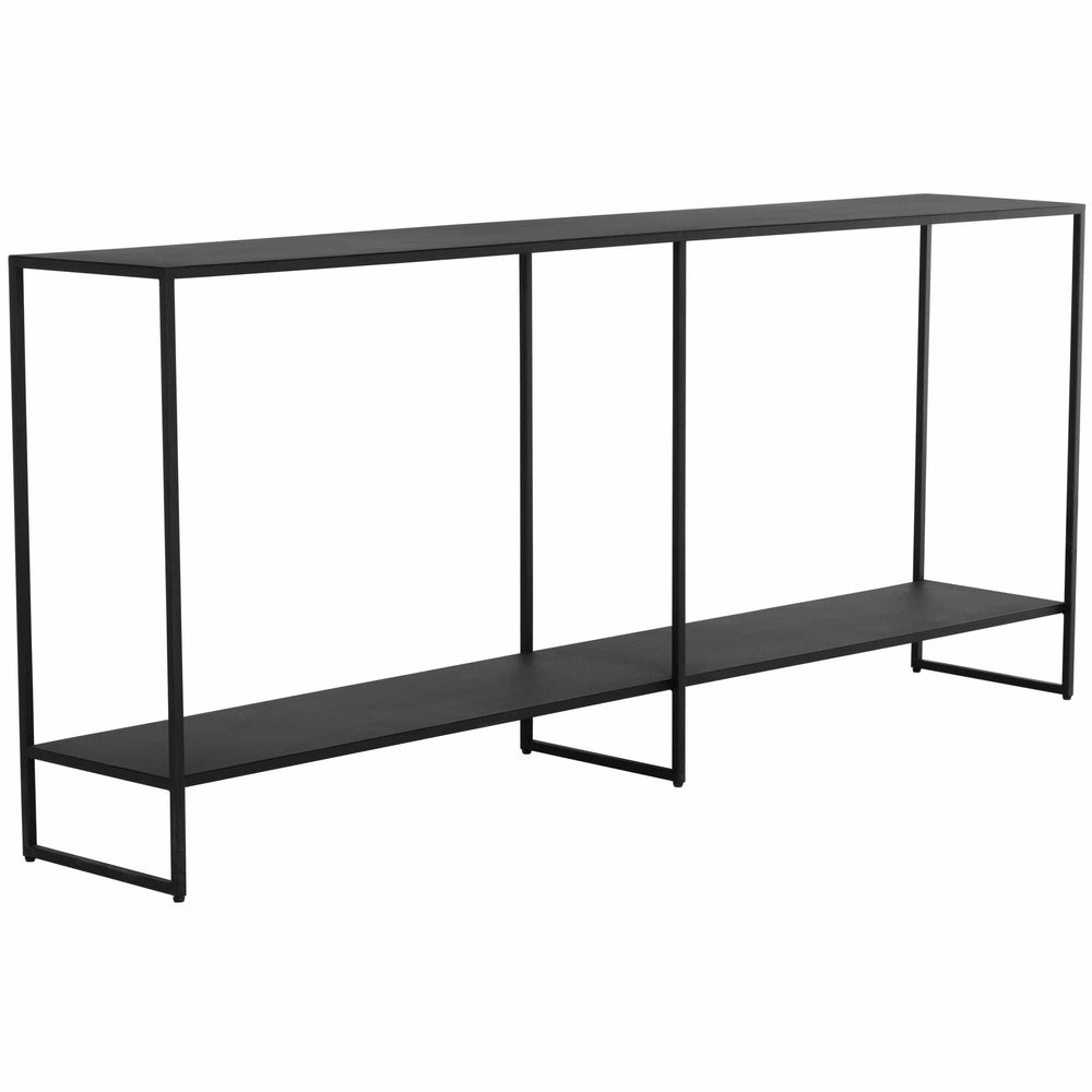 Eiffel Console Table, Black-Furniture - Accent Tables-High Fashion Home