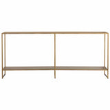 Eiffel Console Table, Antique Brass-Furniture - Accent Tables-High Fashion Home