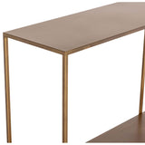 Eiffel Console Table, Antique Brass-Furniture - Accent Tables-High Fashion Home