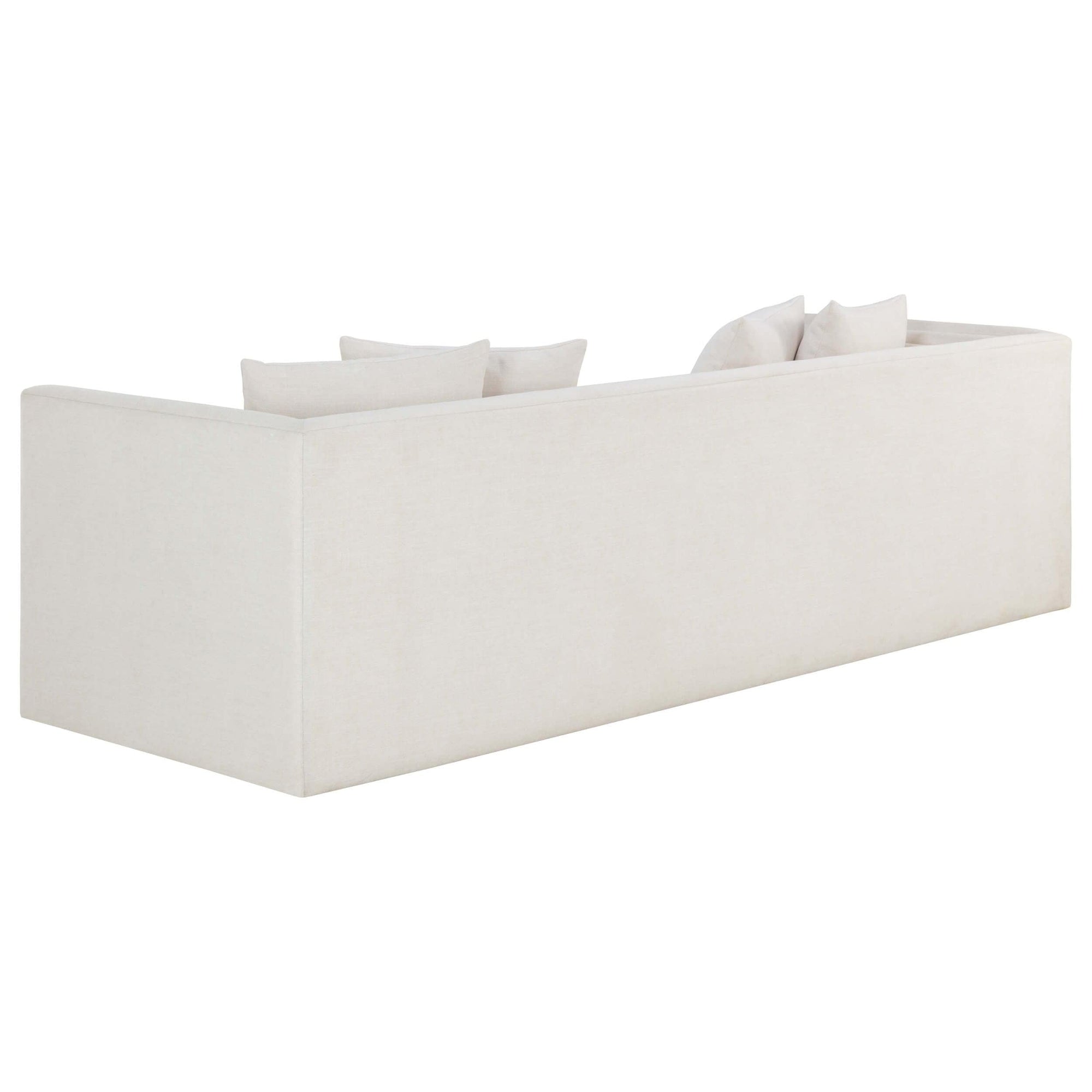 Ivory Color Safa Kira Sofa, Heather Ivory Tweed – High Fashion Home